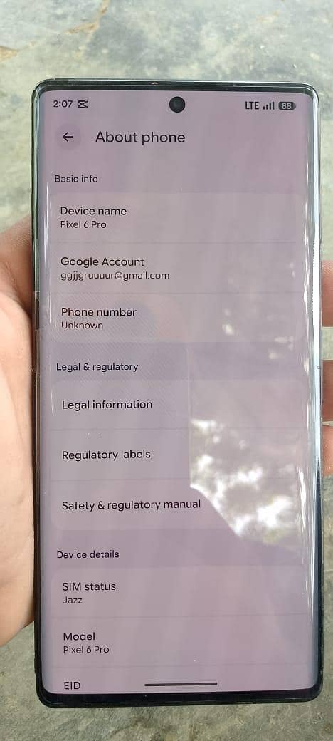 Google Pixel 6 Pro 7