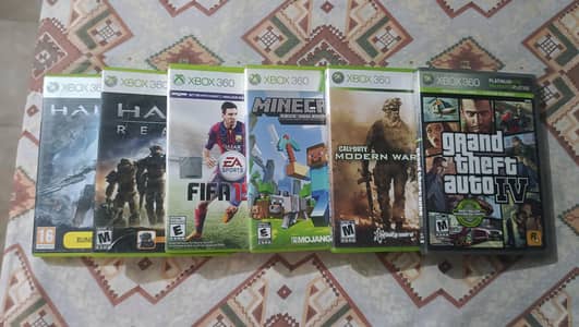 xbox 360 CDs in brand new condition