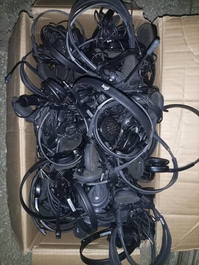 jabra, Logitech, a4tech all kind of calling headphones available