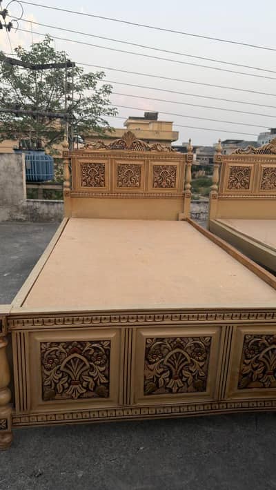 Royal Heritage Carved Bed