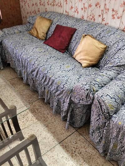 complete sofa set, used but in good condition. . .