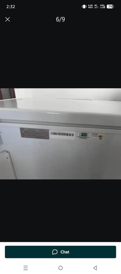 Haier deep freezer