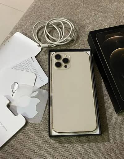 Apple iPhone 12 Pro Max official Pta afroved 256 GB memory water pack