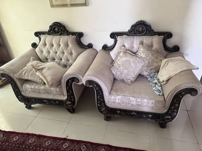 7 seater Executive sofas in excellent condition.