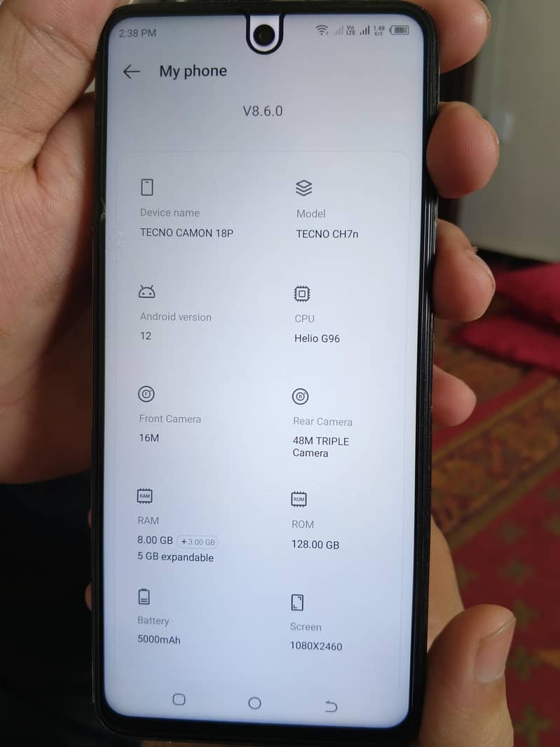 Tecno Camon 18p 2