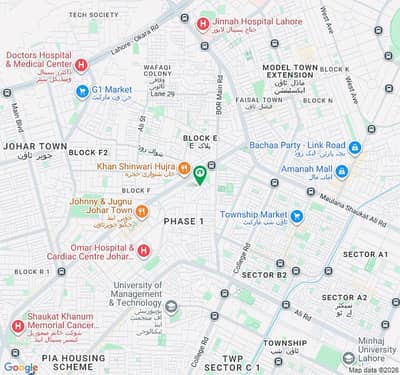 12 Marla Park-Facing Main Ki Back Next To Corner Plot Available For Sale In B Block, Johar Town, Lahore