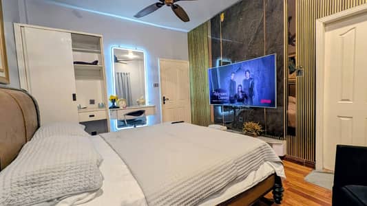 1 bed luxury furnished flat on per day rent