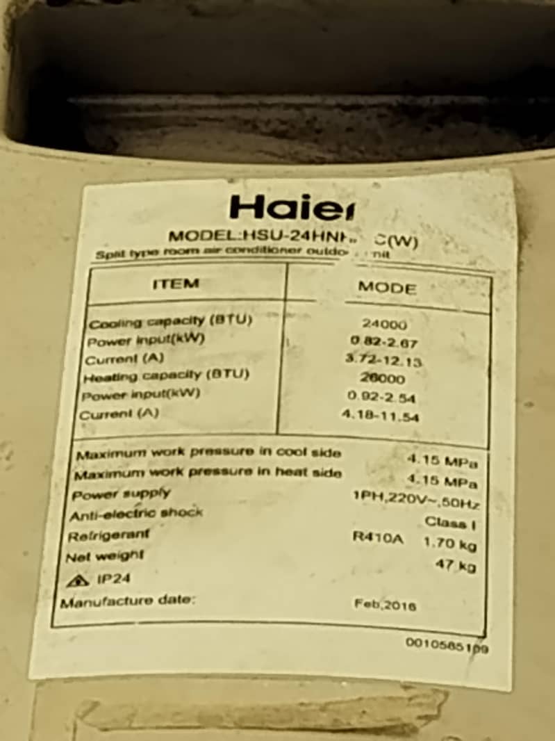Gree Split A/C 2.0 Ton 4