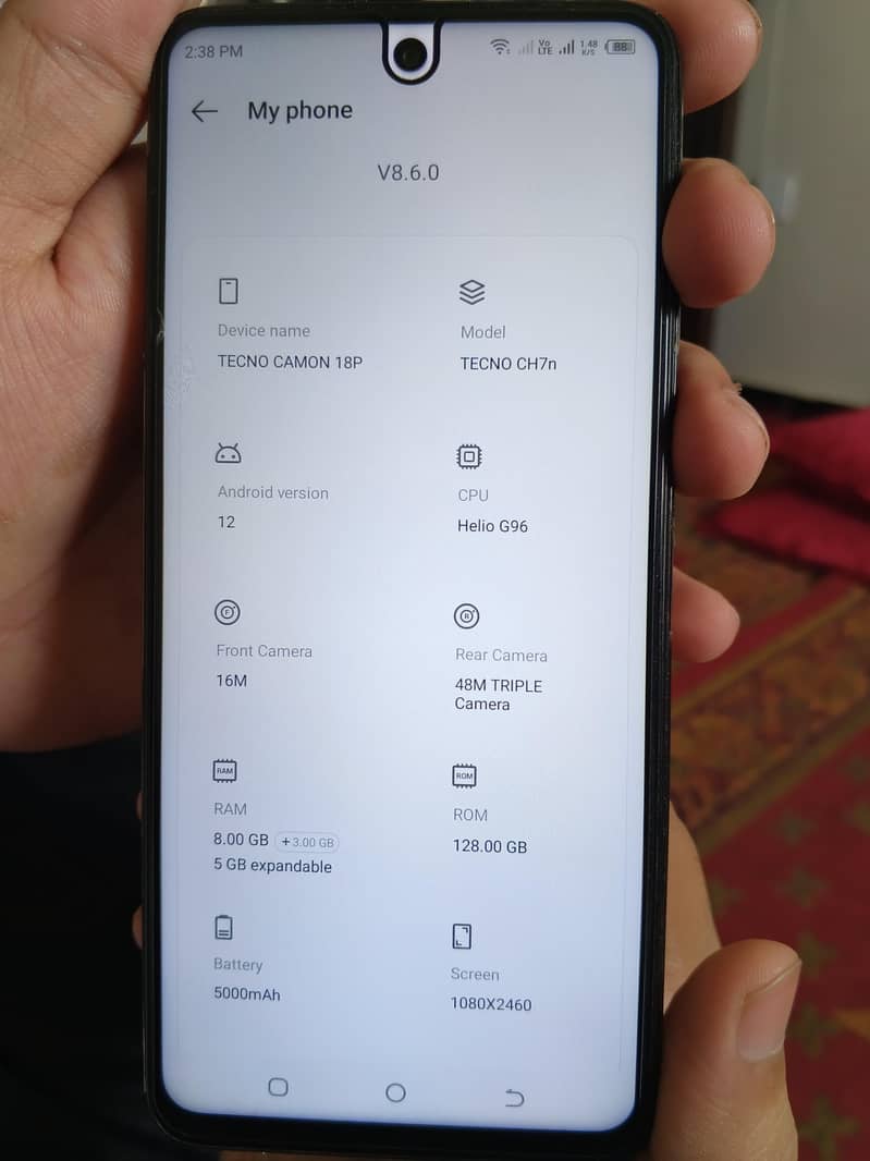 Tecno CAMON 18p 2