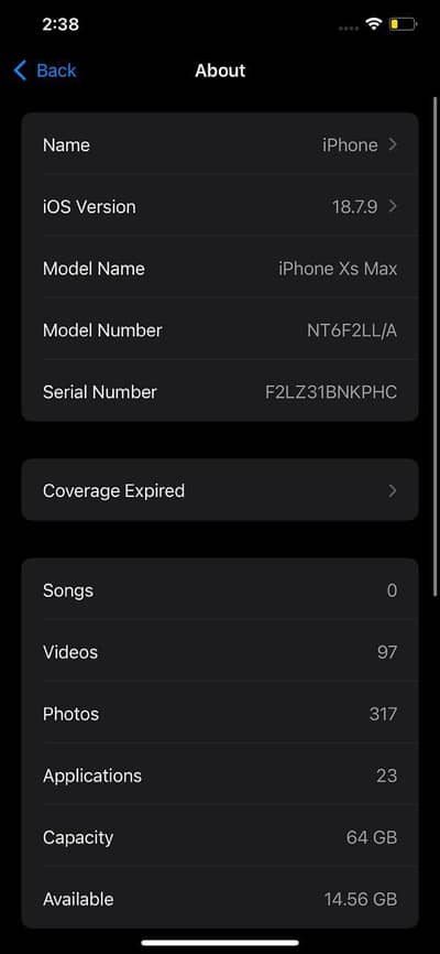 iPhone Xs Max JV
