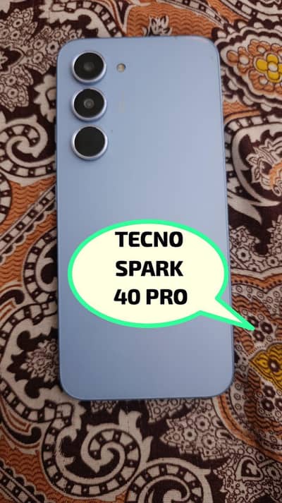 Tecno Spark 40 Pro Blue  Color