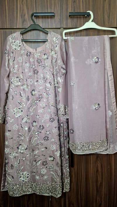 Sheesha Silk Shirt and Trouser With Dupatta