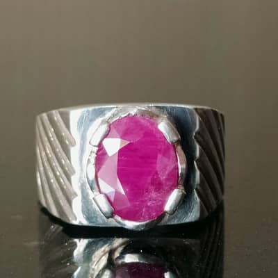Natural gemstones and diamond silver rings