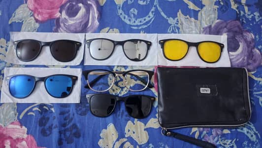 5 in 1 Attachment Glasses Frame New Condition