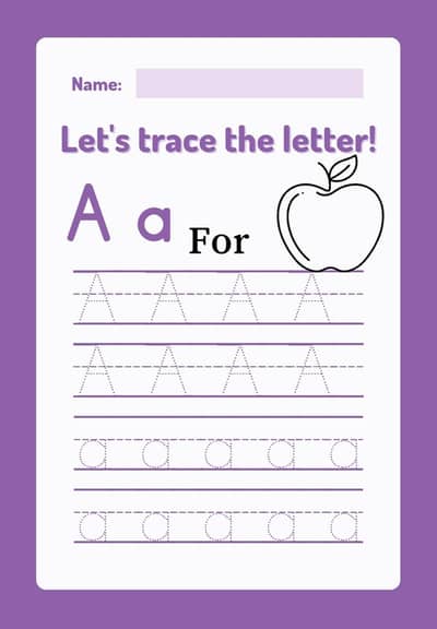 Alphabet Tracing Workbook PDF