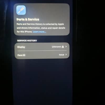 Apple iPhone 11 display issue or face idea issue