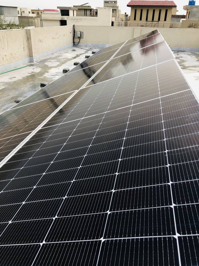 Solar system installation 6