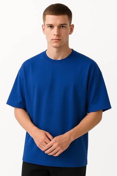 Wholesale Premium Cotton Drop Shoulder T-shirts