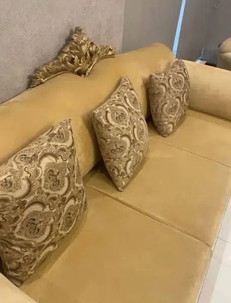 BEIGE SOFA SET 3