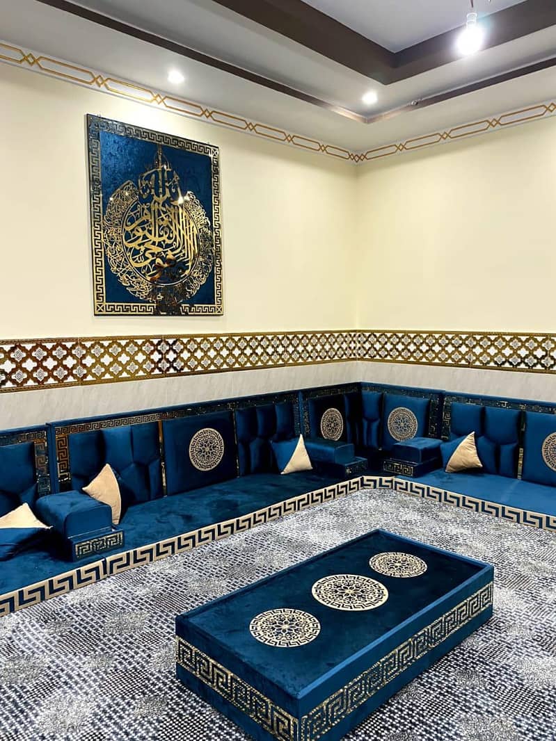 Arabic Majlis - Sofa - poshish sof sets - dewan - majlis for sale 1