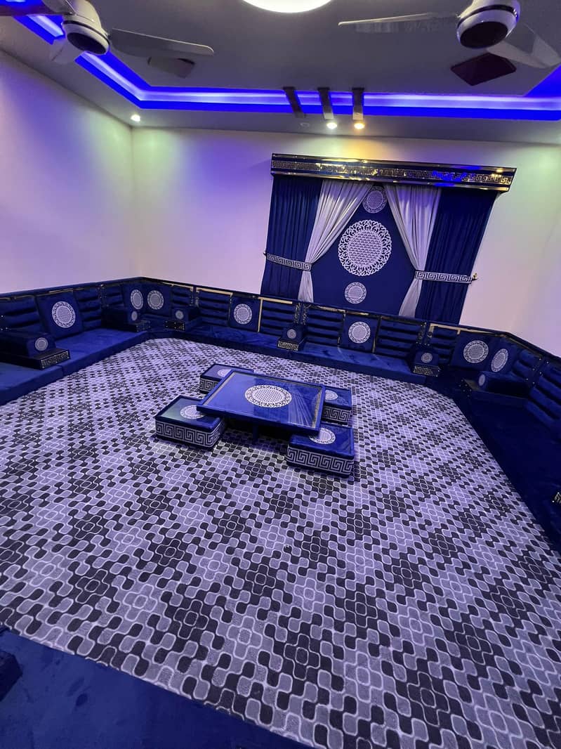 Arabic Majlis - Sofa - poshish sof sets - dewan - majlis for sale 2