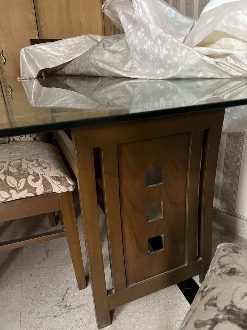 6 chairs dining table set 0