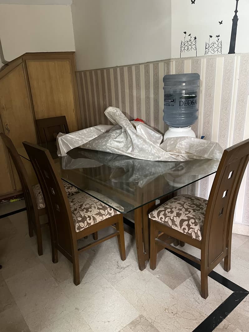6 chairs dining table set 1
