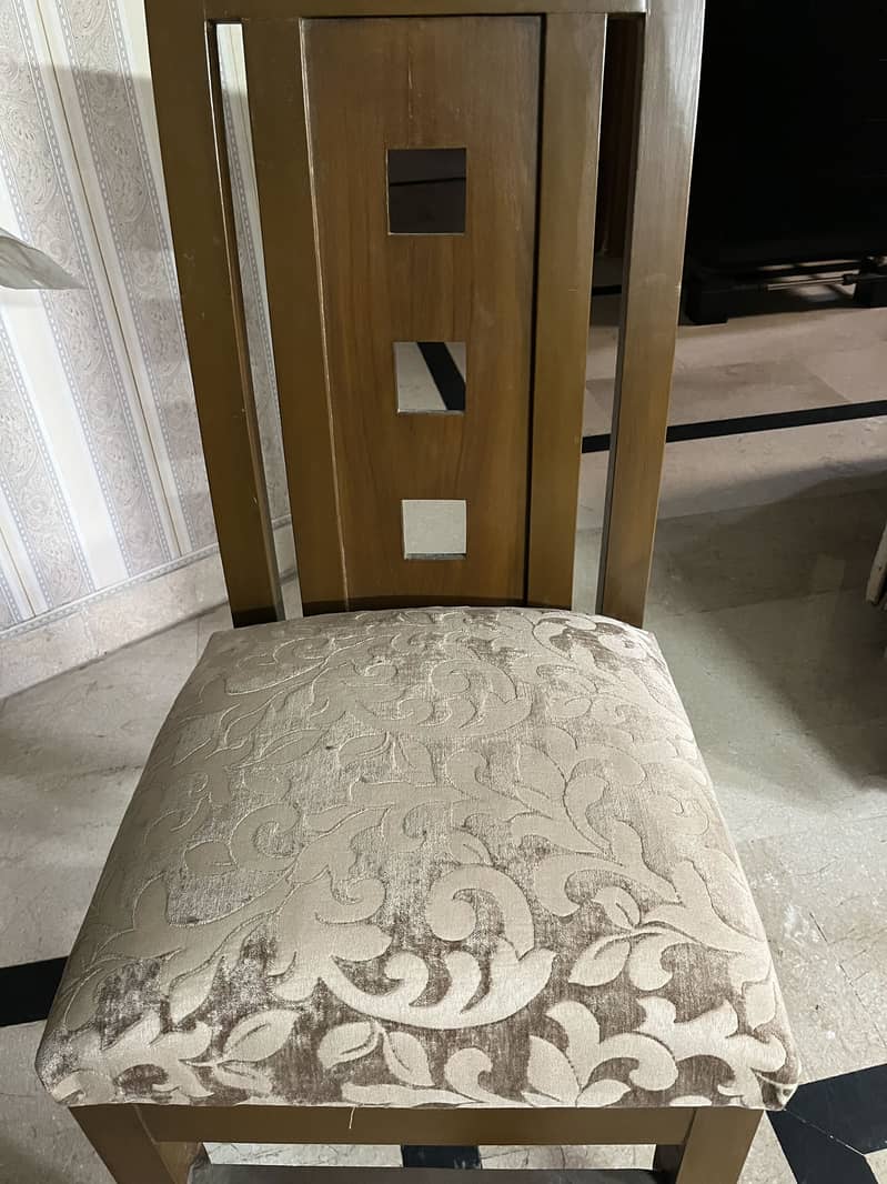 6 chairs dining table set 4