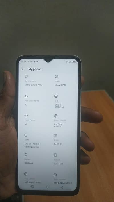 Infinix Smart 7 2+2 GB 64 gb 03138106030