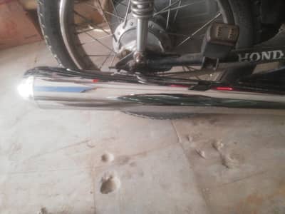 I sankei 2011 Honda 125 chrome silencer