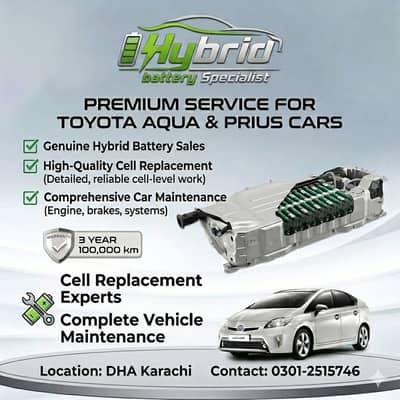Hybrid Battery Specialist - Aqua Prius Lexus Abs Unit Cell Replacement