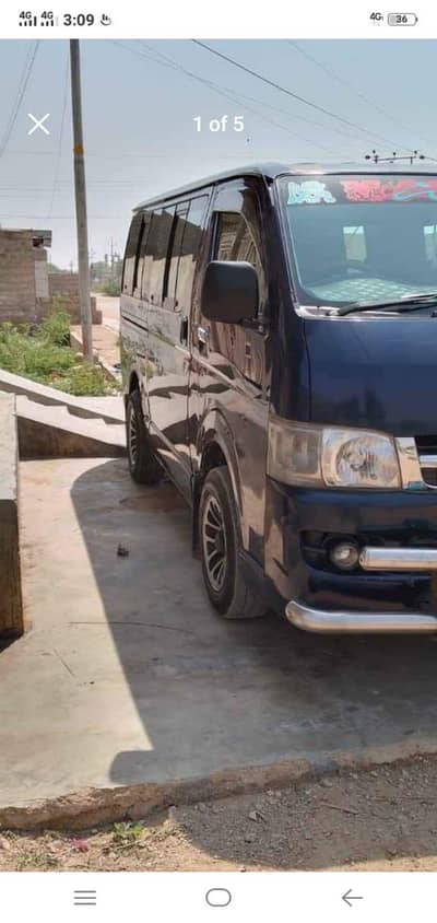 Toyota Hiace van model  2007 registere 2013