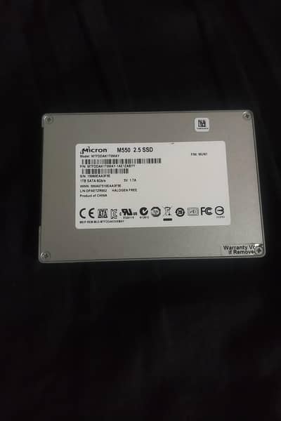 Micron M550 1TB SATA.  SSD