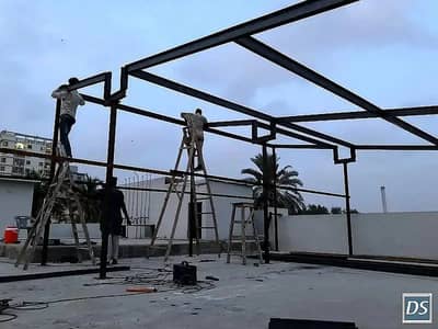 Solar Structure Installation Services with 14 Gauge Pipe