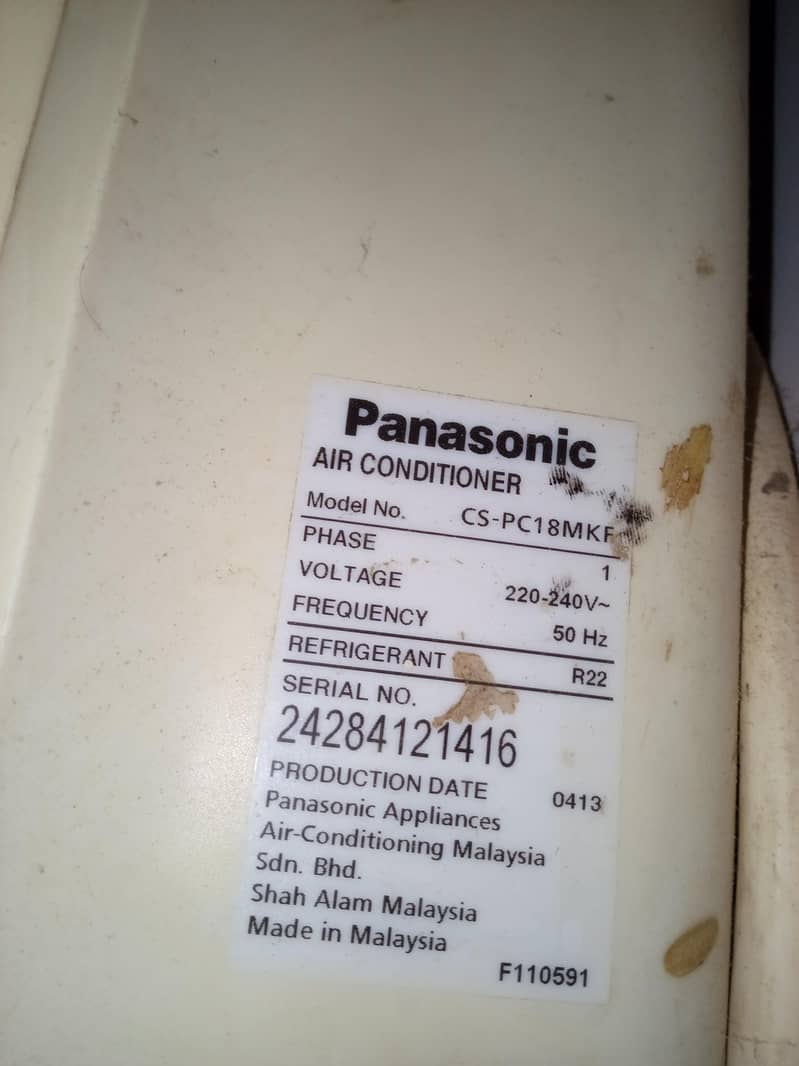 Panasonic CS-PC18MKF Split A/C 1