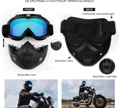 Detatchable Helmets for Bikers
