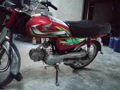 Honda 70cd 2021/22 bike