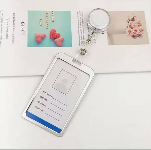 Aluminium Card Holder Card Cover Plastic Card Holder Business Bank Work Card Holders Employee Card Holders with Yoyo