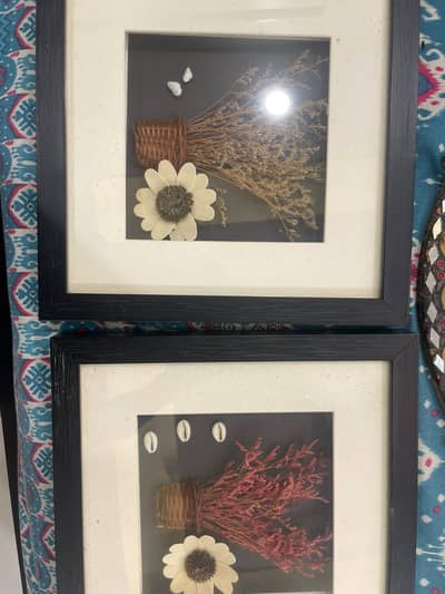 Set of 3 Decorative Wall Frames - Excellent Condition