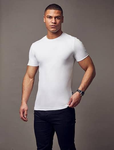 Wholesale cotton basic T shirt