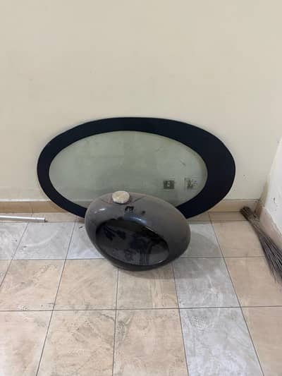 Glass Wooden Table
