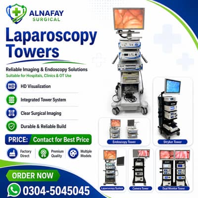 Laparoscopy Endoscopy Arthroscopy Tower System Orthoscopy