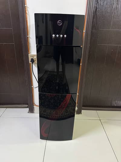PEL water dispenser fridge type | hot & cold taps working | glass door