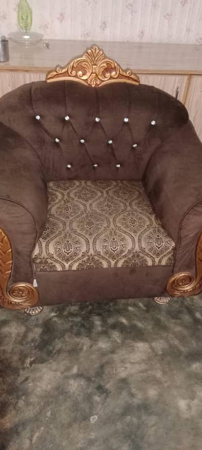 ma7 Seater Wooden Sofa Set – Normal Conditions