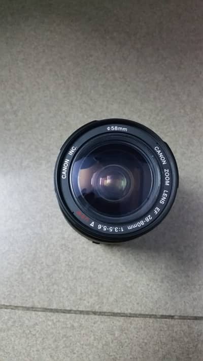 Canon EF 28-80mm f/3.5-5.6 USM Zoom Lens — Good Used Condition