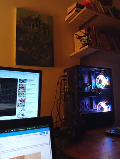 GAMING PC RX 570 WITH FREE MONITOR