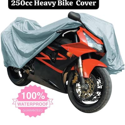 250cc Motorcycle Waterproof Gray Cover