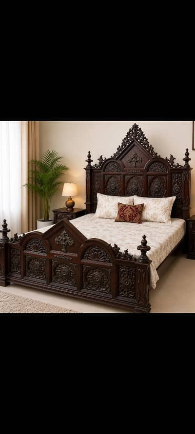 Chinioty Bed & Dressing Table