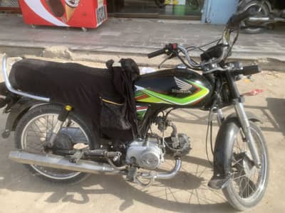 Honda CD70 open Letter