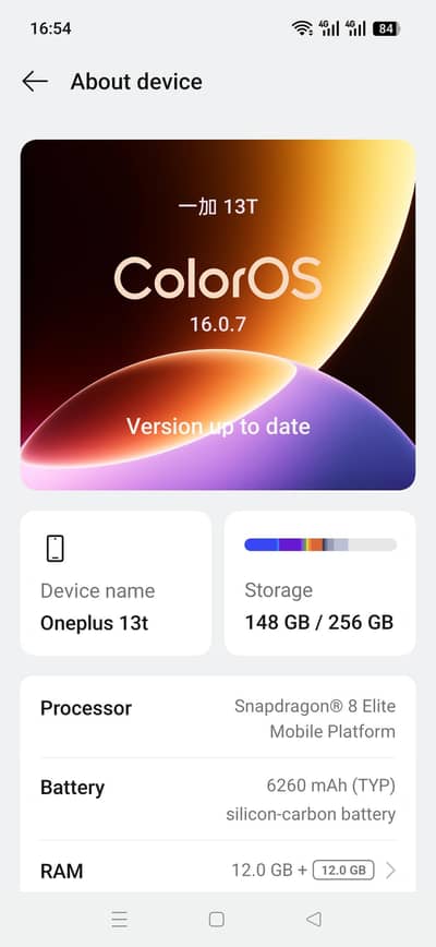 Oneplus 13t [12/256]  Official approved